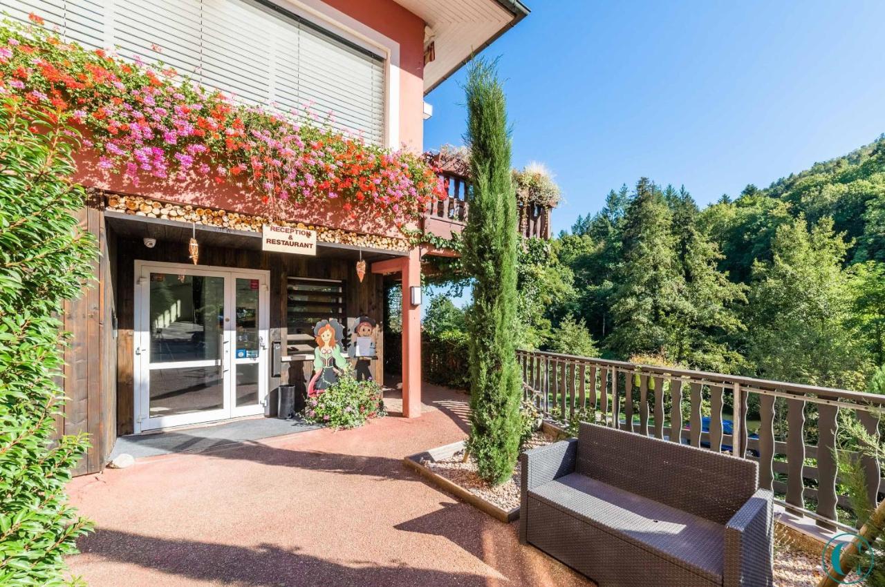 Hotel Restaurant Au Floridor Thann Bagian luar foto